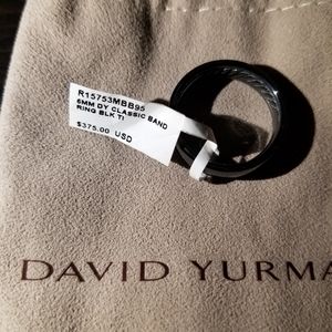 David Yurman 9.5 titanium band